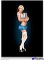Poster 18"x24" - Janelle Pin Up Girl