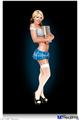 Poster 24"x36" - Janelle Pin Up Girl