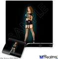 Decal Skin compatible with Sony PS3 Slim Star Pin Up Girl