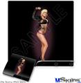 Decal Skin compatible with Sony PS3 Slim Leti Pin Up Girl