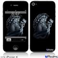 iPhone 4 Decal Style Vinyl Skin - Two Face (DOES NOT fit newer iPhone 4S)