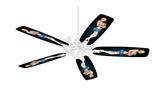 Janelle Pin Up Girl - Ceiling Fan Skin Kit fits most 42 inch fans (FAN and BLADES SOLD SEPARATELY)