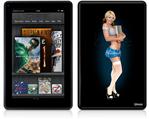 Amazon Kindle Fire (Original) Decal Style Skin - Janelle Pin Up Girl