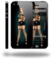 Star Pin Up Girl - Decal Style Vinyl Skin (fits Apple Original iPhone 5, NOT the iPhone 5C or 5S)