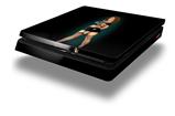 Vinyl Decal Skin Wrap compatible with Sony PlayStation 4 Slim Console Star Pin Up Girl (PS4 NOT INCLUDED)