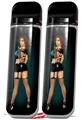 Skin Decal Wrap 2 Pack for Smok Novo v1 Star Pin Up Girl VAPE NOT INCLUDED