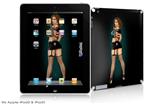 iPad Skin - Star Pin Up Girl (fits iPad2 and iPad3)