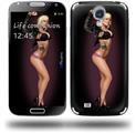 Leti Pin Up Girl - Decal Style Skin (fits Samsung Galaxy S IV S4)